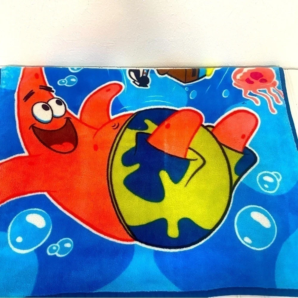 Spongebob Squarepants Nickelodeon Soft Fleece Throw Blanket 42